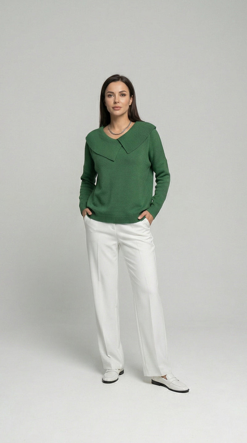 Ivy Grace | Warmer Pullover mit weichem Kragen