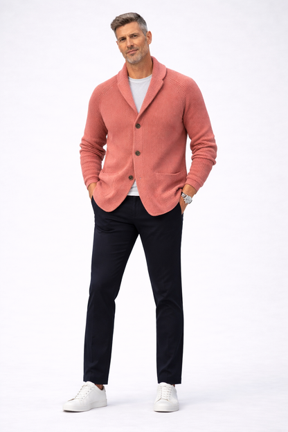Heritage | Herren-Cardigan aus Baumwolle