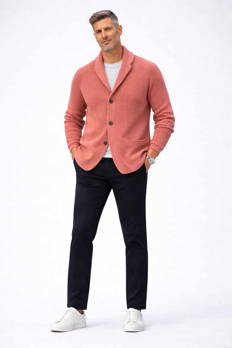 Heritage | Herren-Cardigan aus Baumwolle