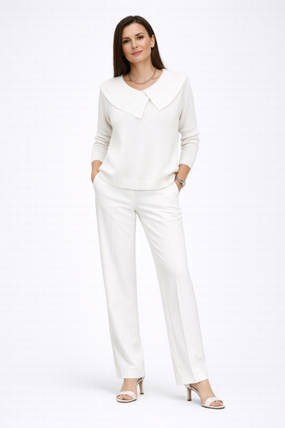 Ivy Grace | Warmer Pullover mit weichem Kragen