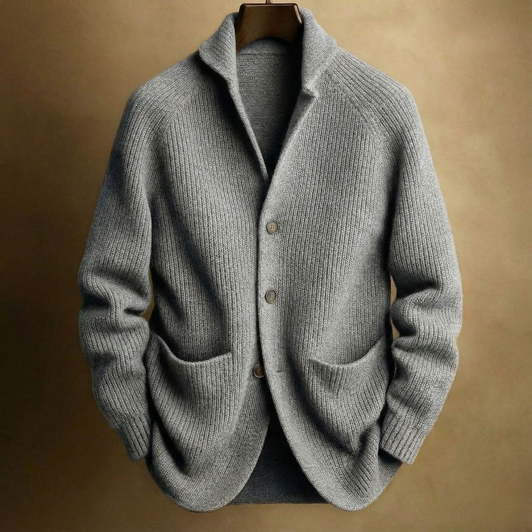 Heritage | Herren-Cardigan aus Baumwolle